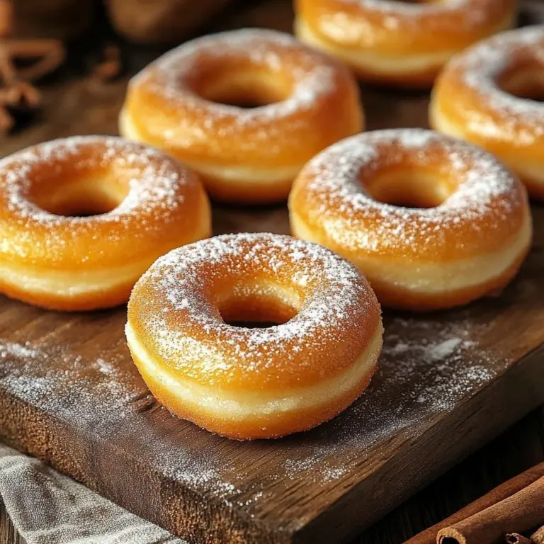 Baked pumpkin spice donuts topped with cinnamon glaze