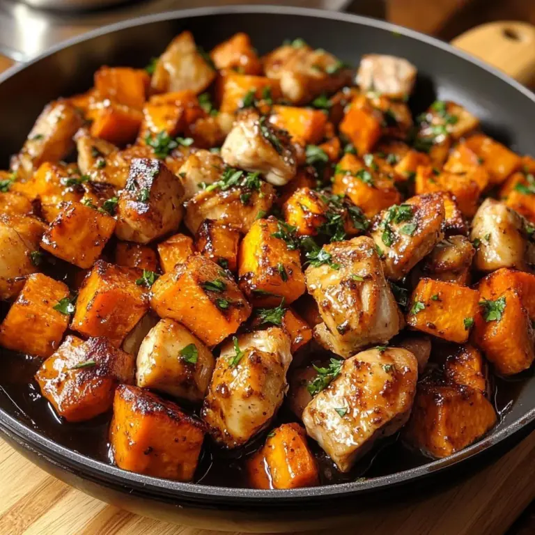 BBQ Chicken and Sweet Potato Bowl with colorful ingredients