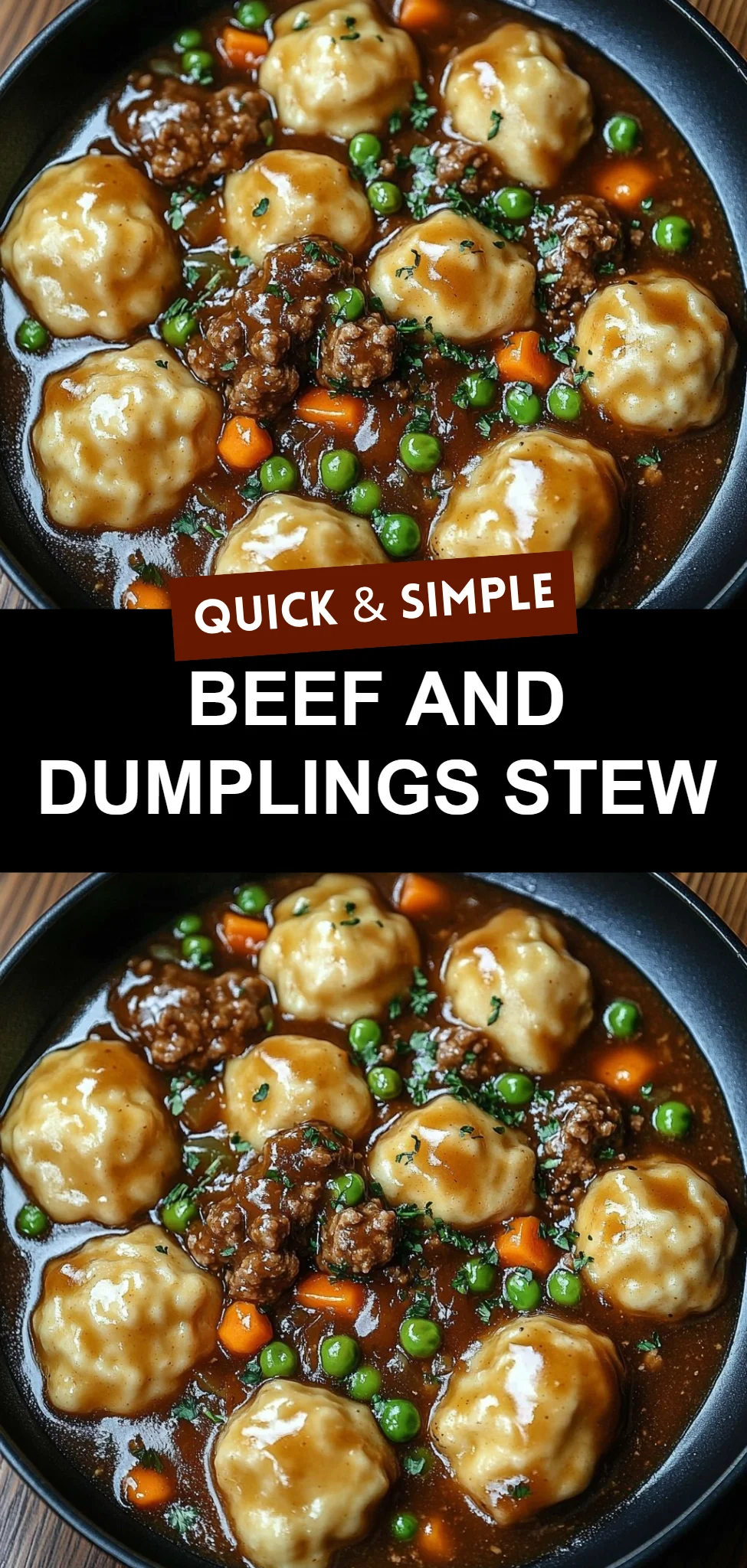 Beef and Dumplings Stew