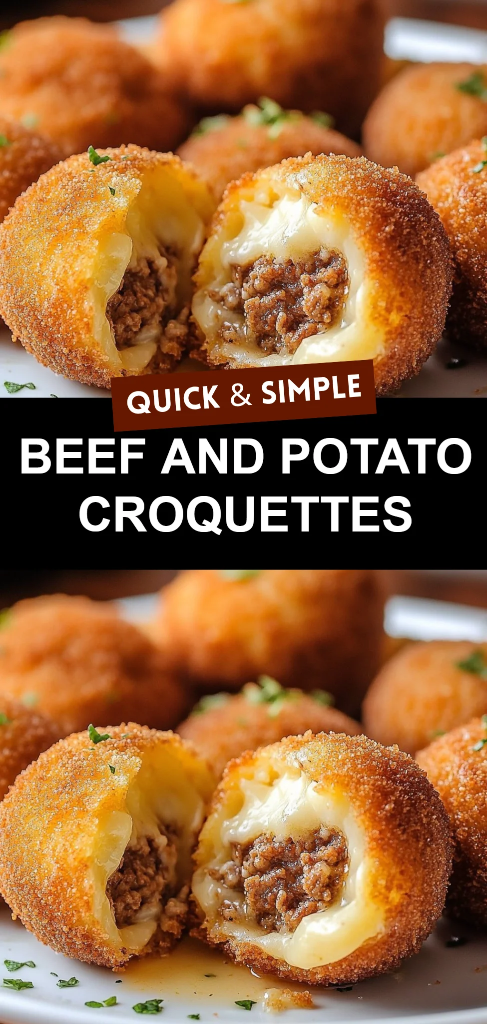 Beef and Potato Croquettes