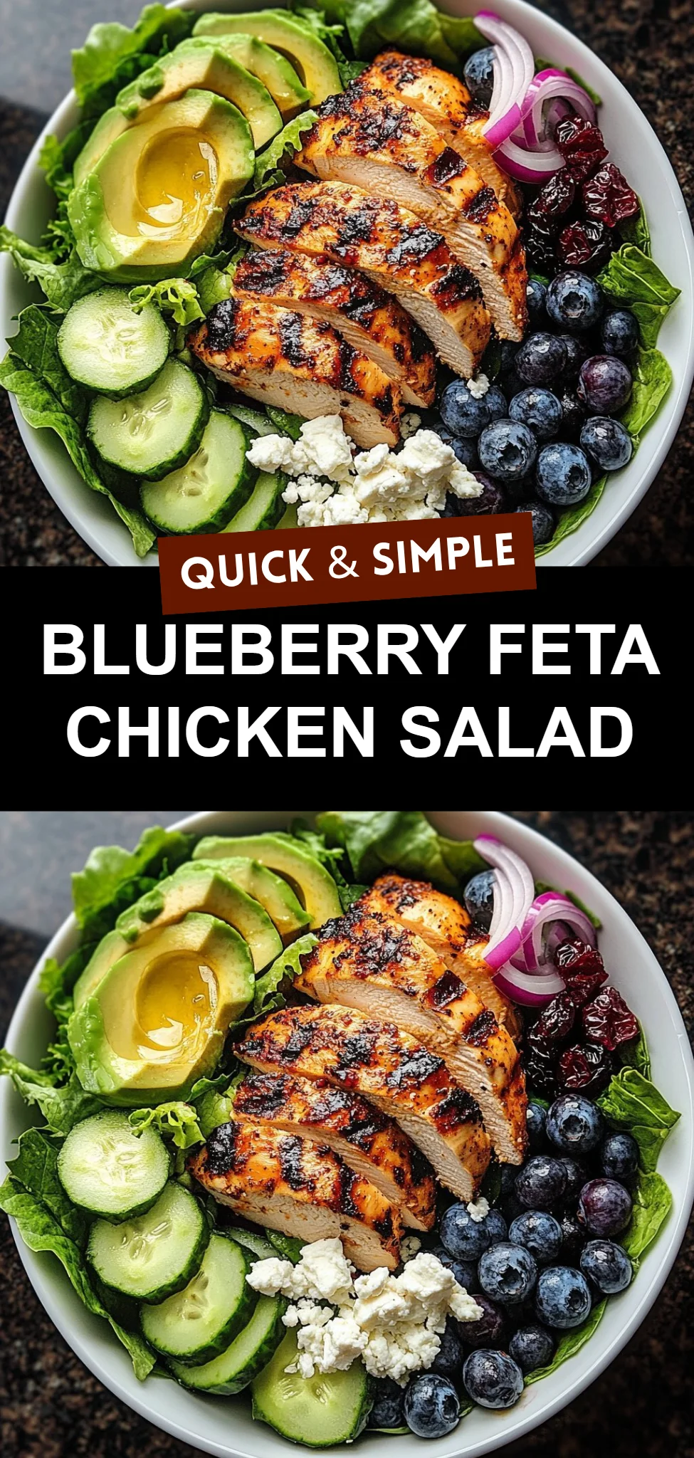 Blueberry Feta Chicken Salad
