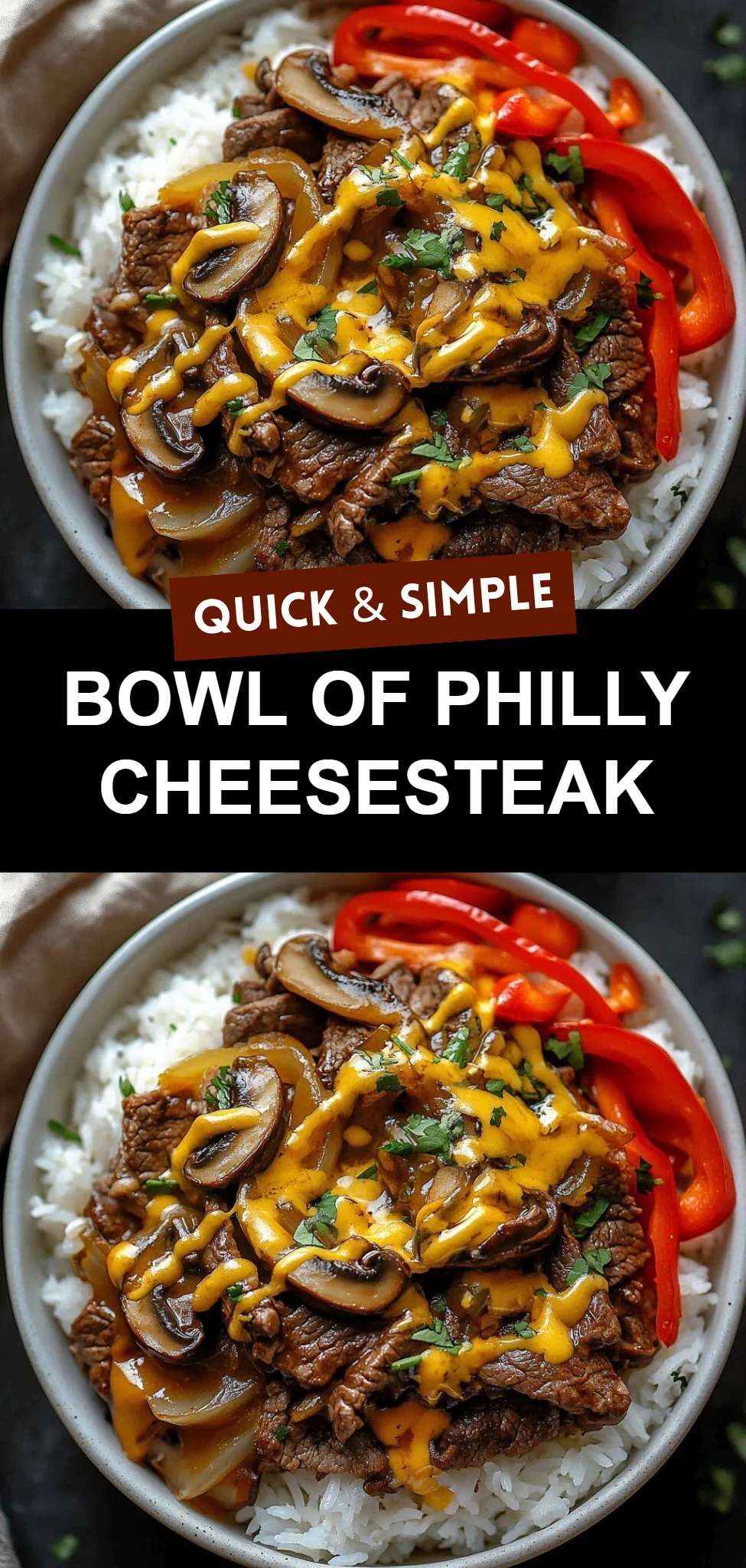 Bowl of Philly Cheesesteak