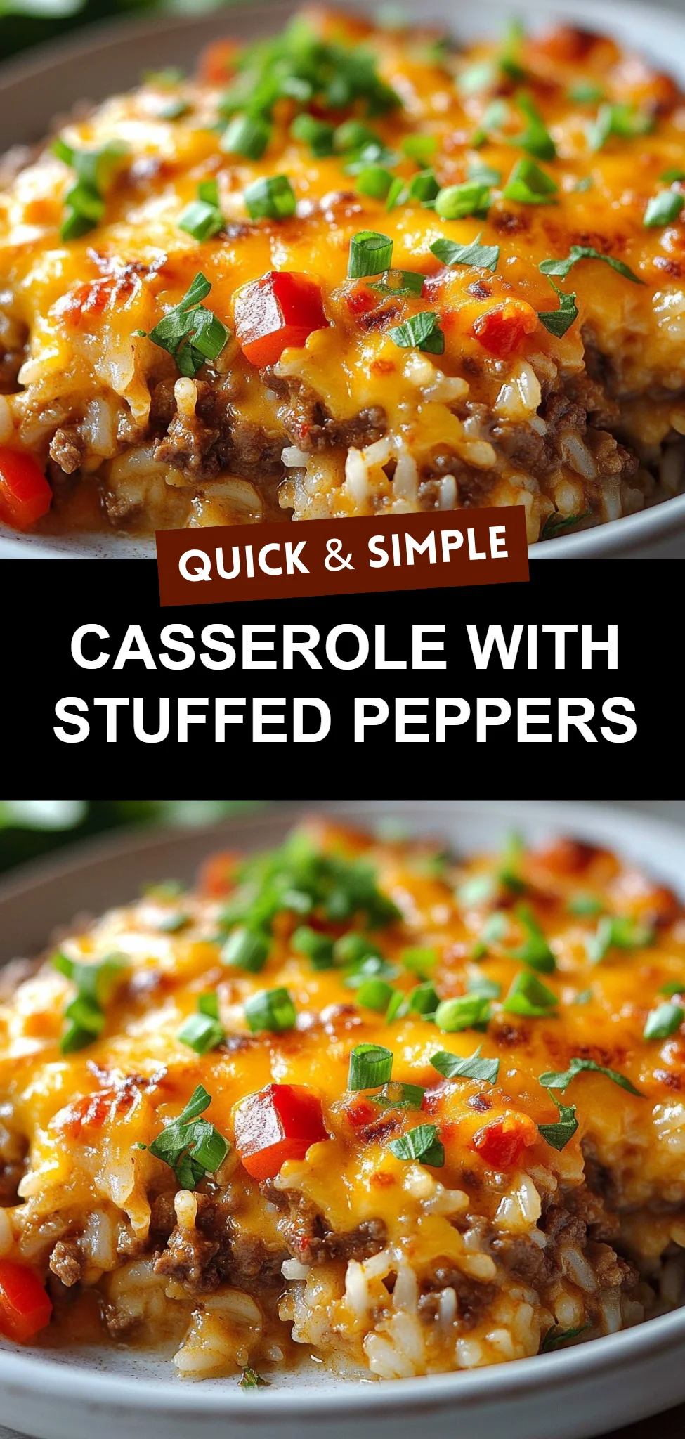 Casserole with Stuffed Peppers
