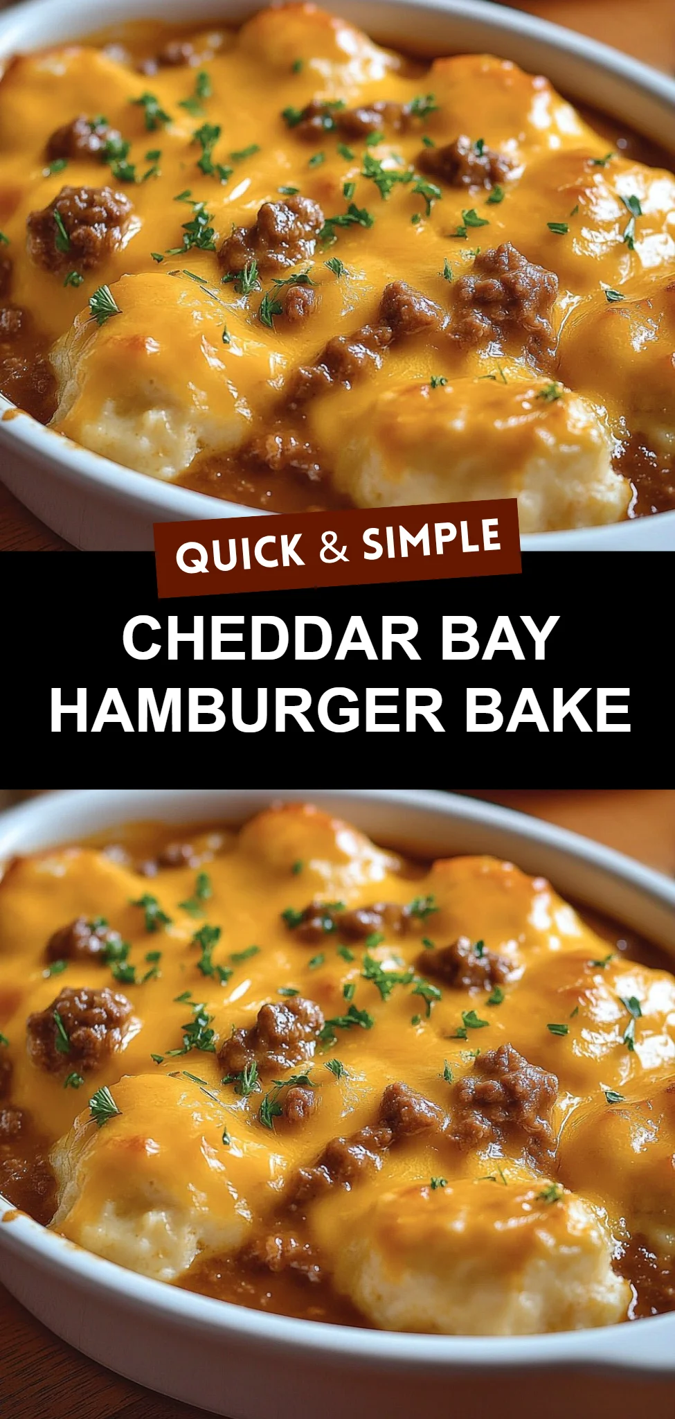 Cheddar Bay Hamburger Bake