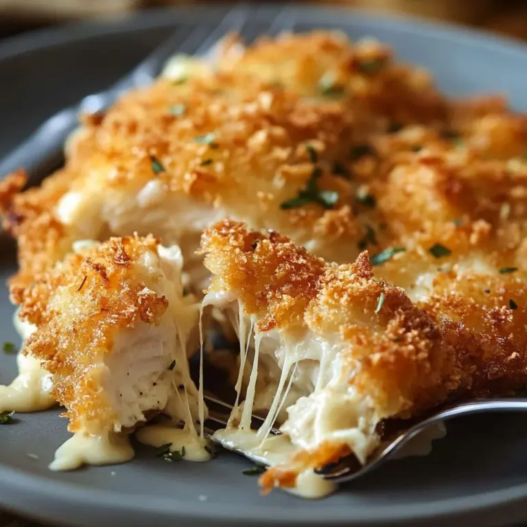 Delicious Cheddar Crusted Chicken served with sides on a wooden table