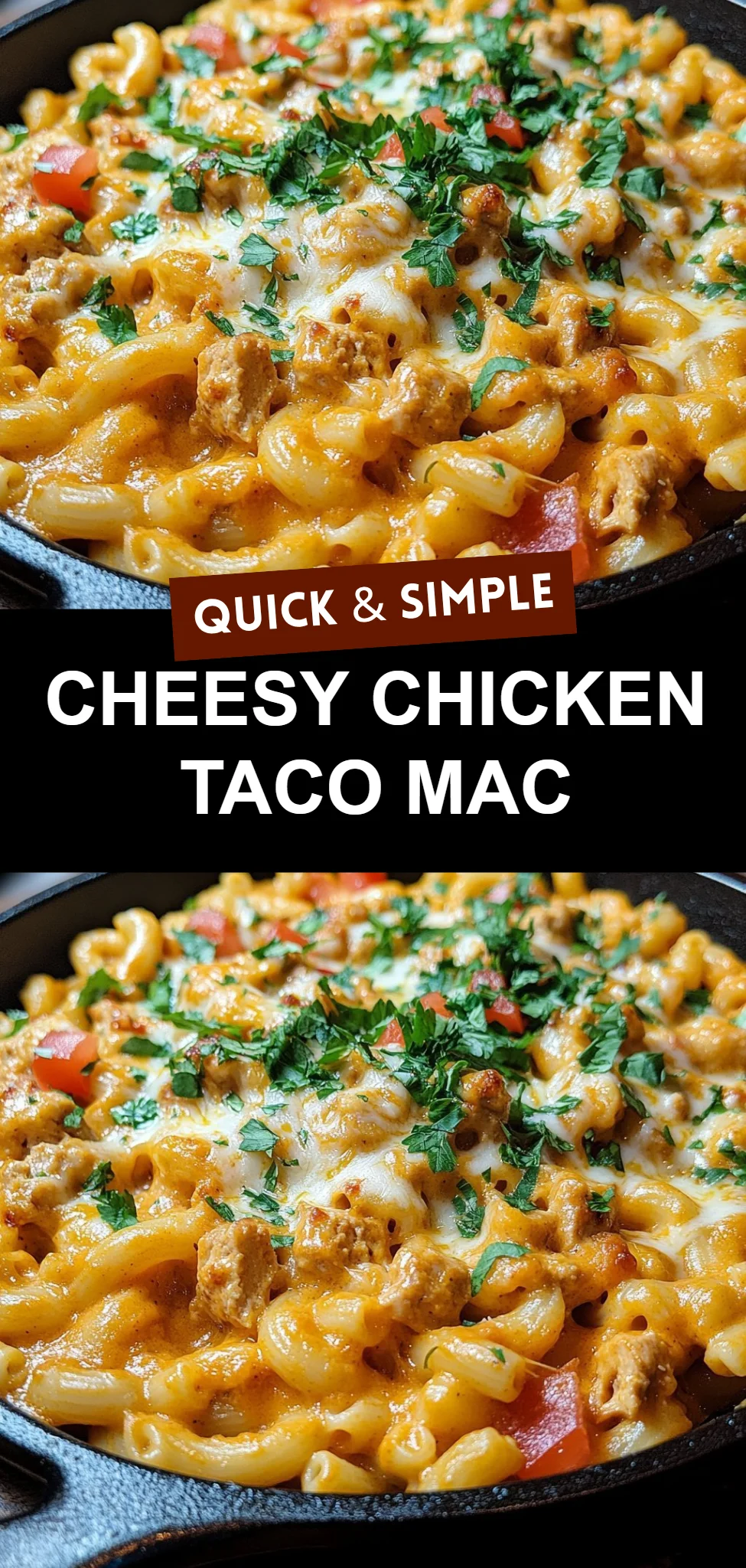 Cheesy Chicken Taco Mac