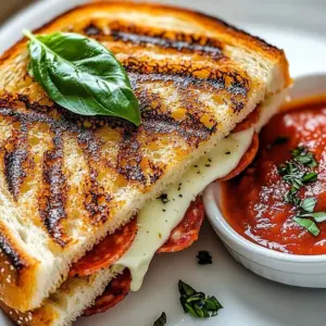 Cheesy Pizza Melt with gooey cheese and fresh toppings on a crispy crust