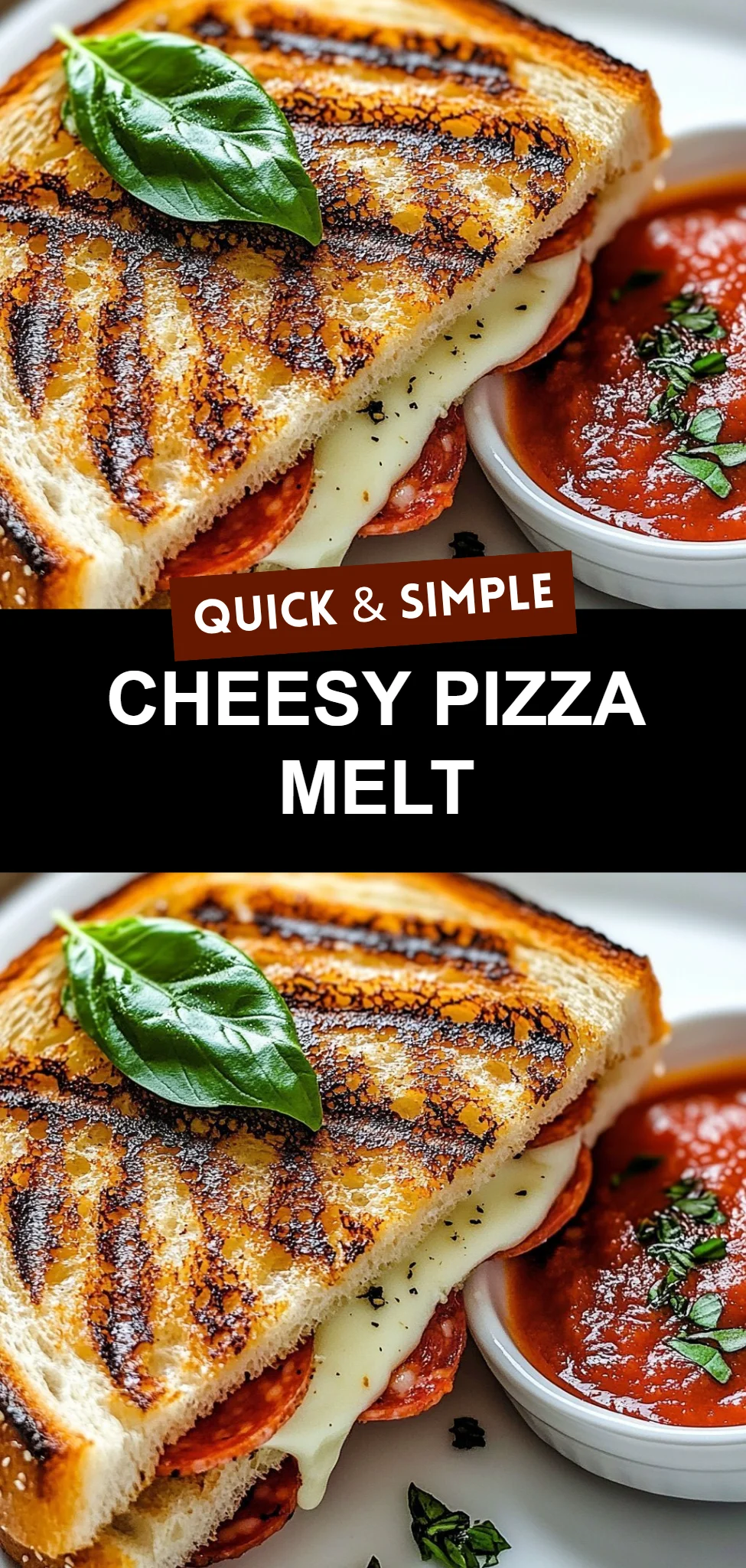 Cheesy Pizza Melt