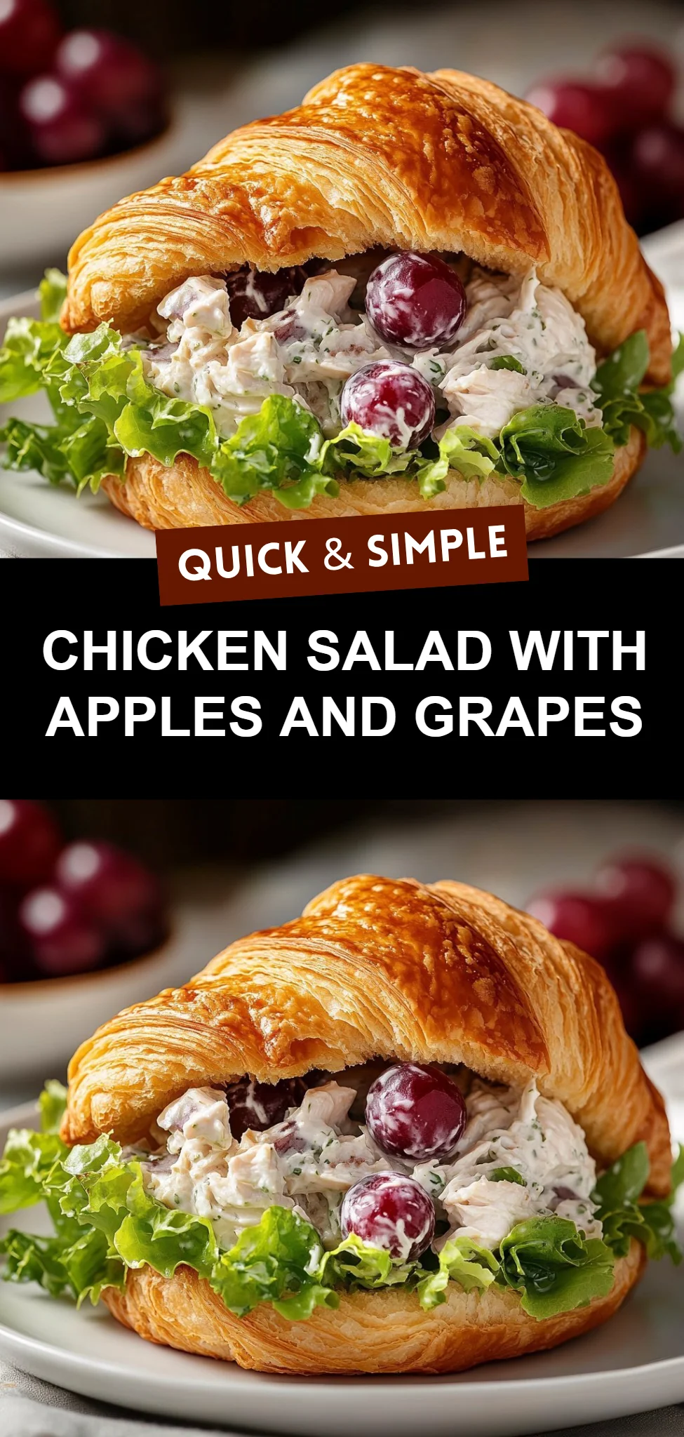 Chicken Salad with Apples and Grapes