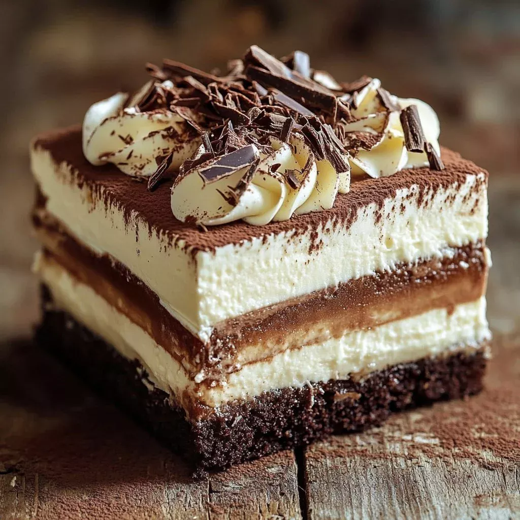 Delicious Chocolate Three Milk Cake topped with whipped cream and chocolate shavings.