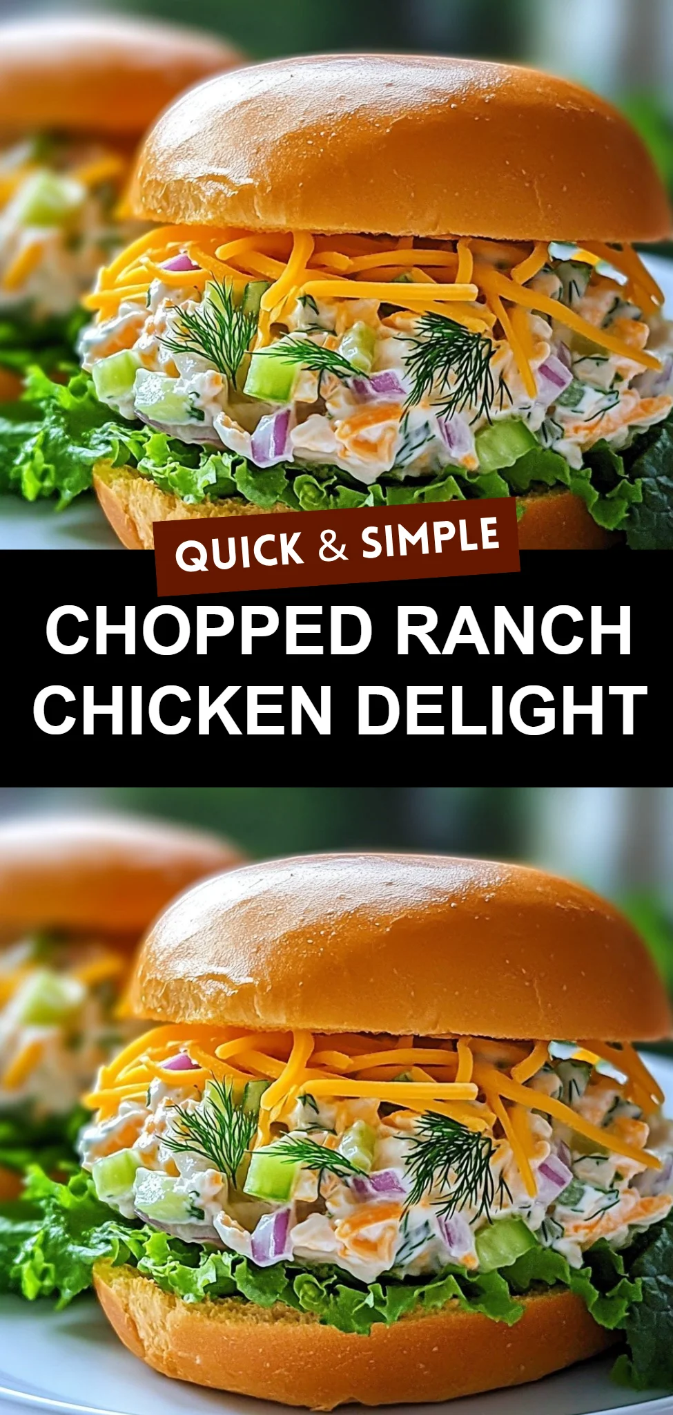 Chopped Ranch Chicken Delight