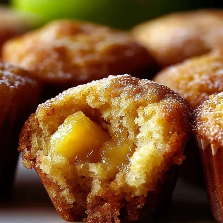 Freshly baked Cinnamon Apple Muffins with a golden brown top and sprinkled cinnamon
