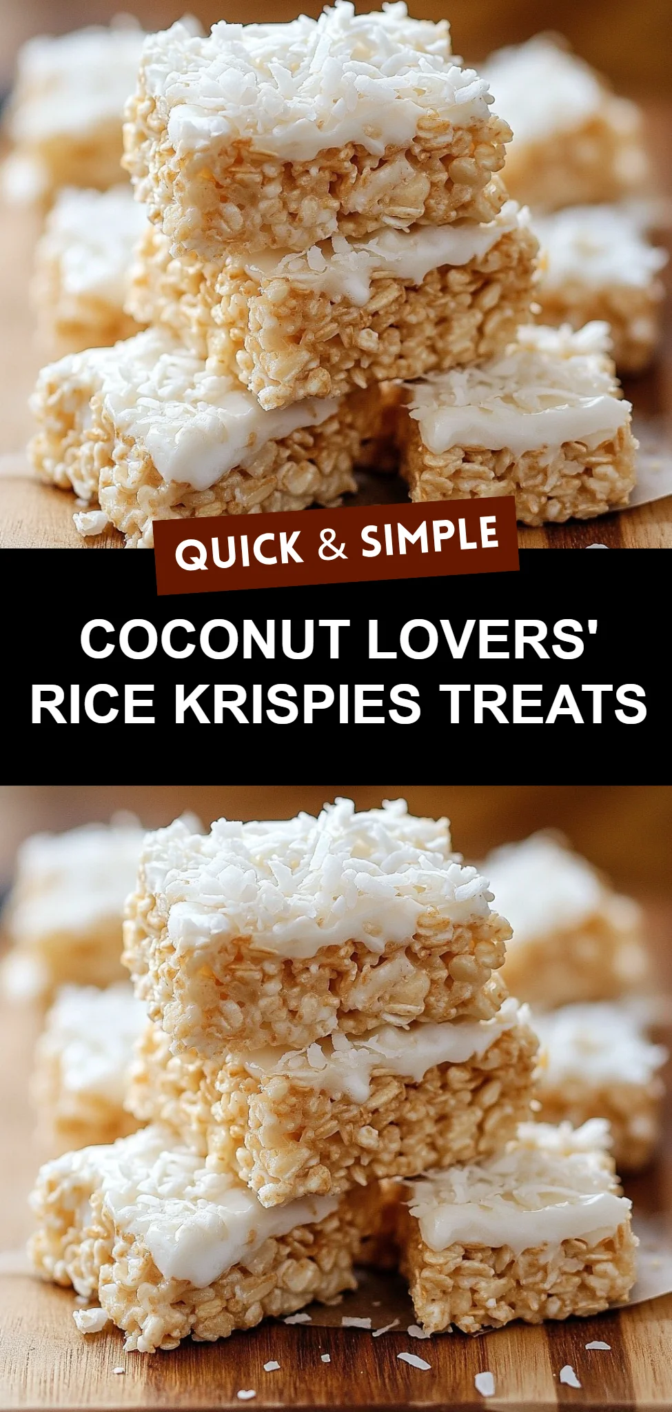 Coconut Lovers' Rice Krispies Treats