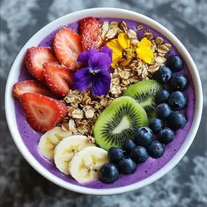Colorful smoothie bowls topped with fruits and nuts for a nutritious twist