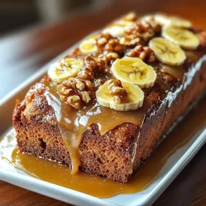 Cozy copycat Starbucks banana bread loaf fresh from the oven