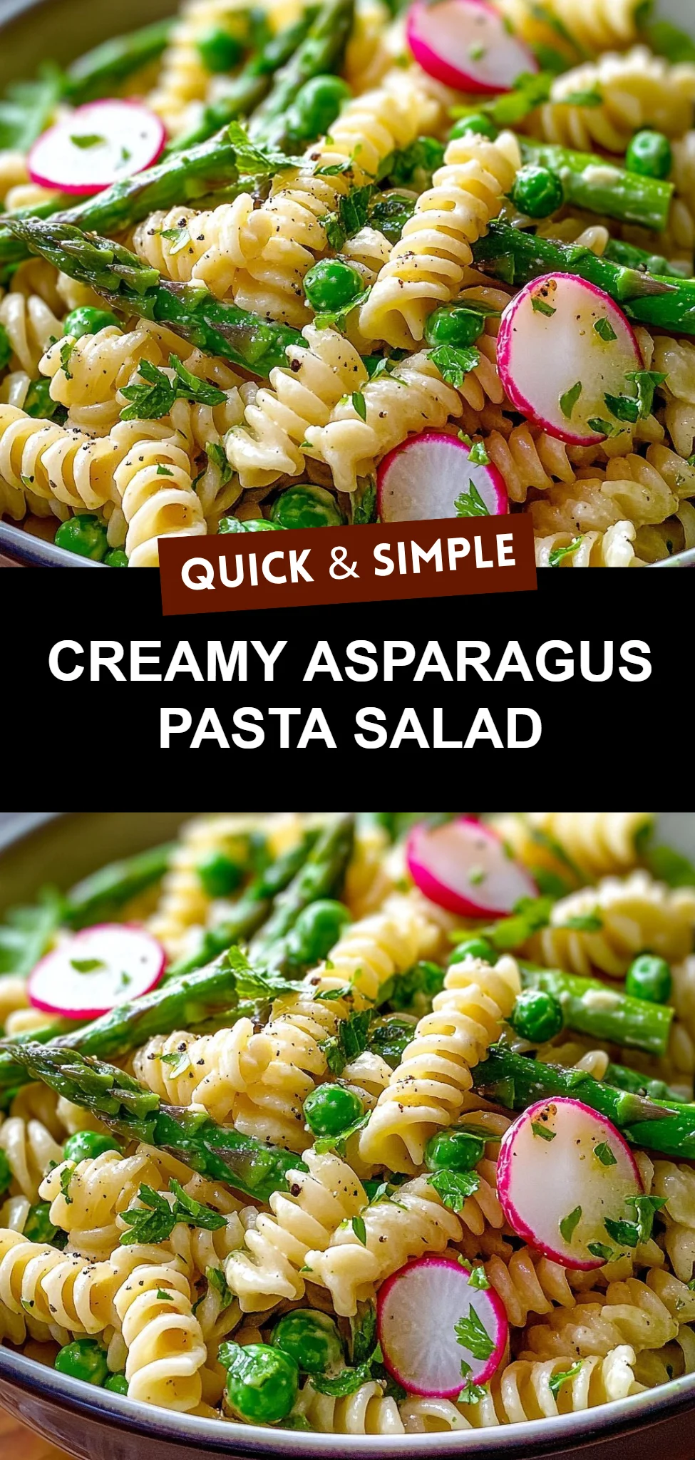Creamy Asparagus Pasta Salad