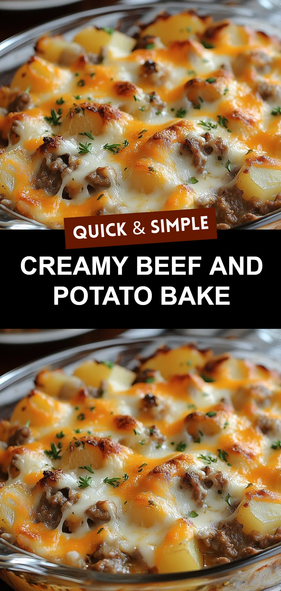 Creamy Beef and Potato Bake