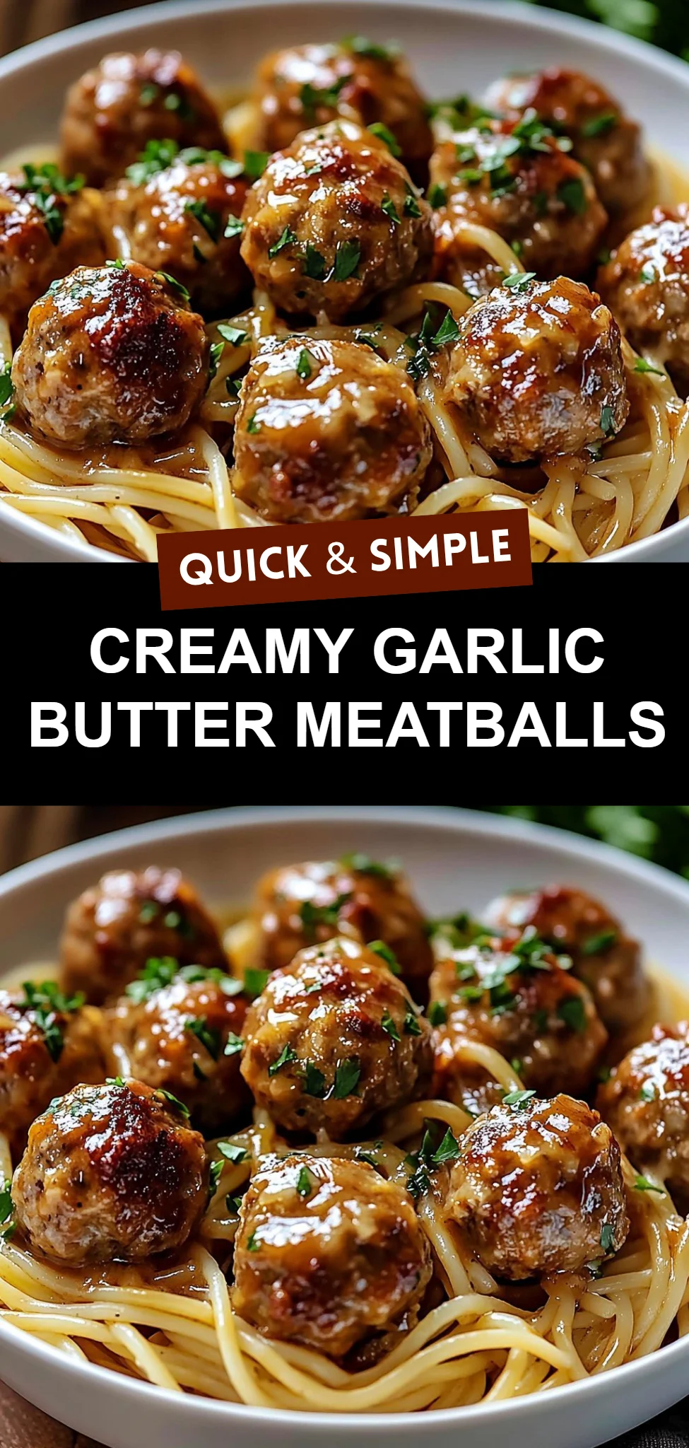 Creamy Garlic Butter Meatballs