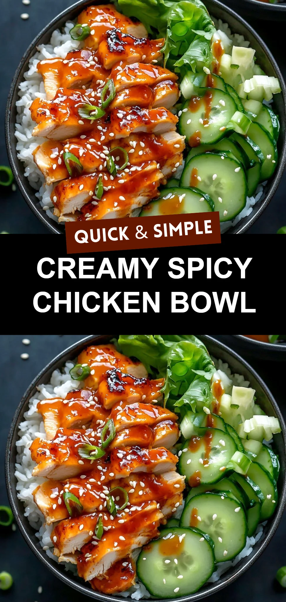 Creamy Spicy Chicken Bowl