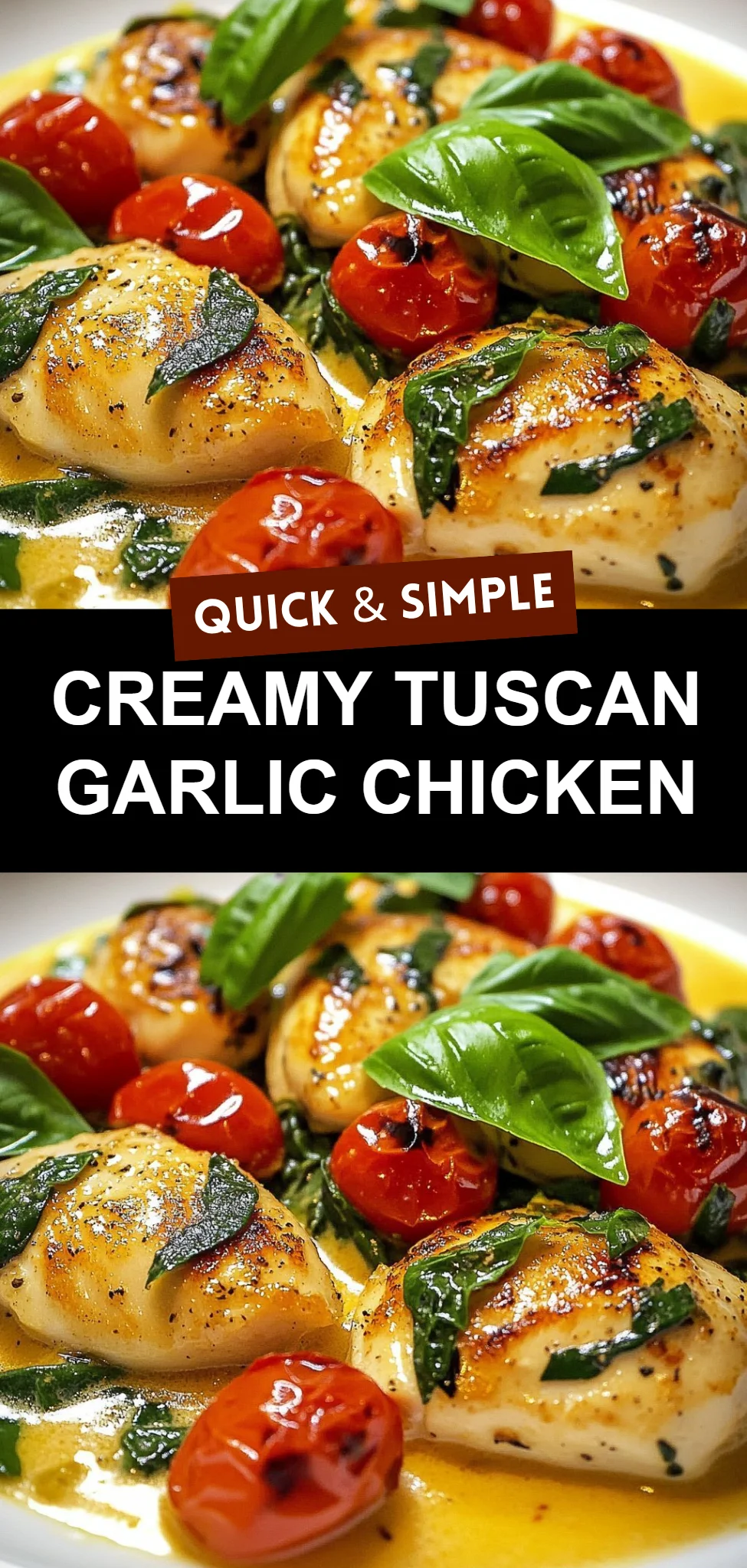 Creamy Tuscan Garlic Chicken