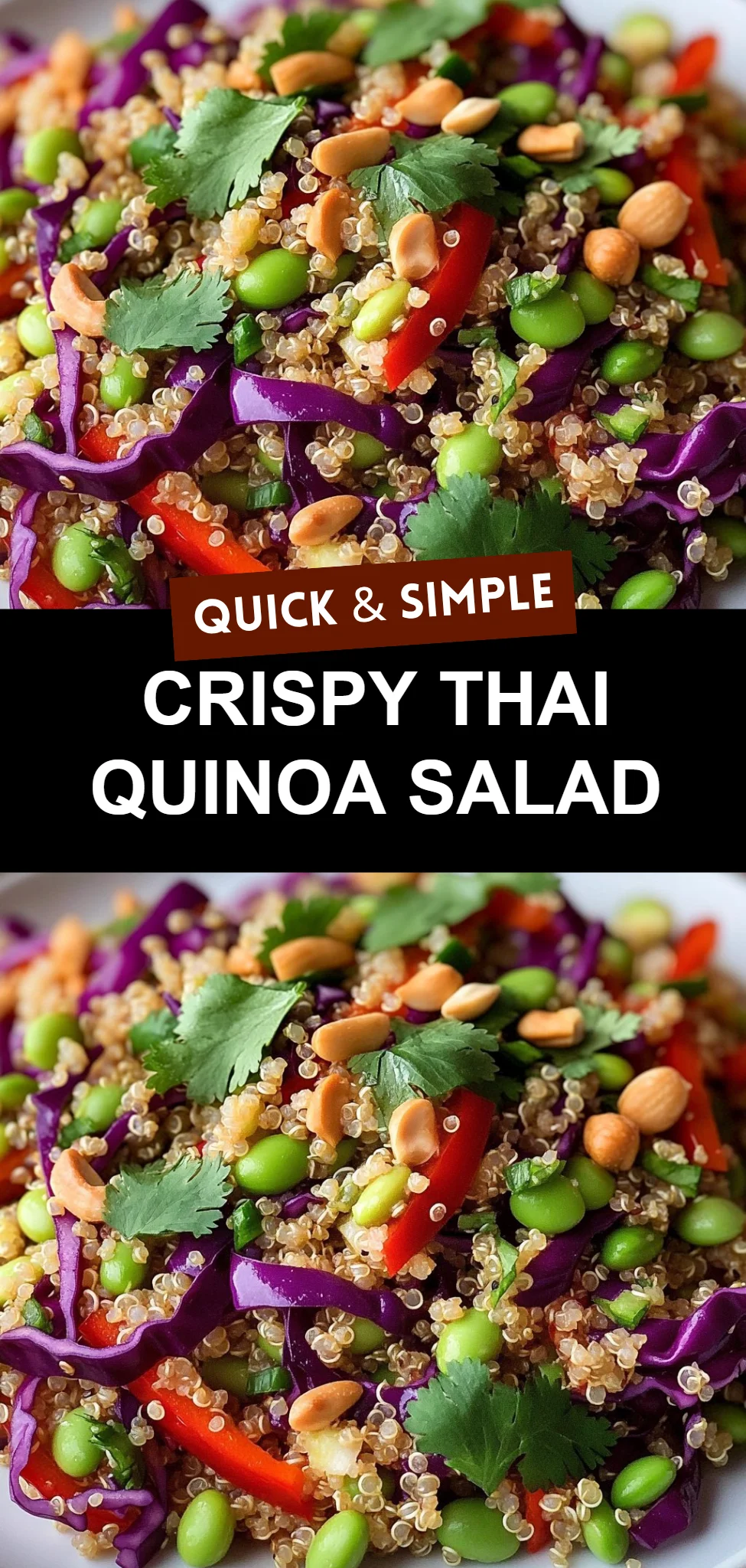 Crispy Thai Quinoa Salad