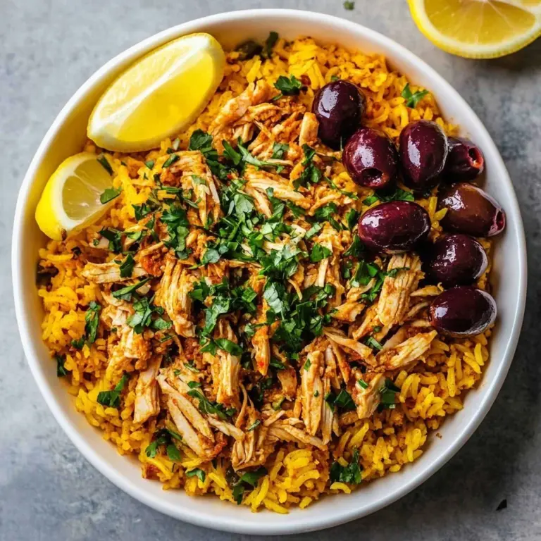 Delicious Crockpot Chicken Shawarma served with fresh vegetables and pita bread.