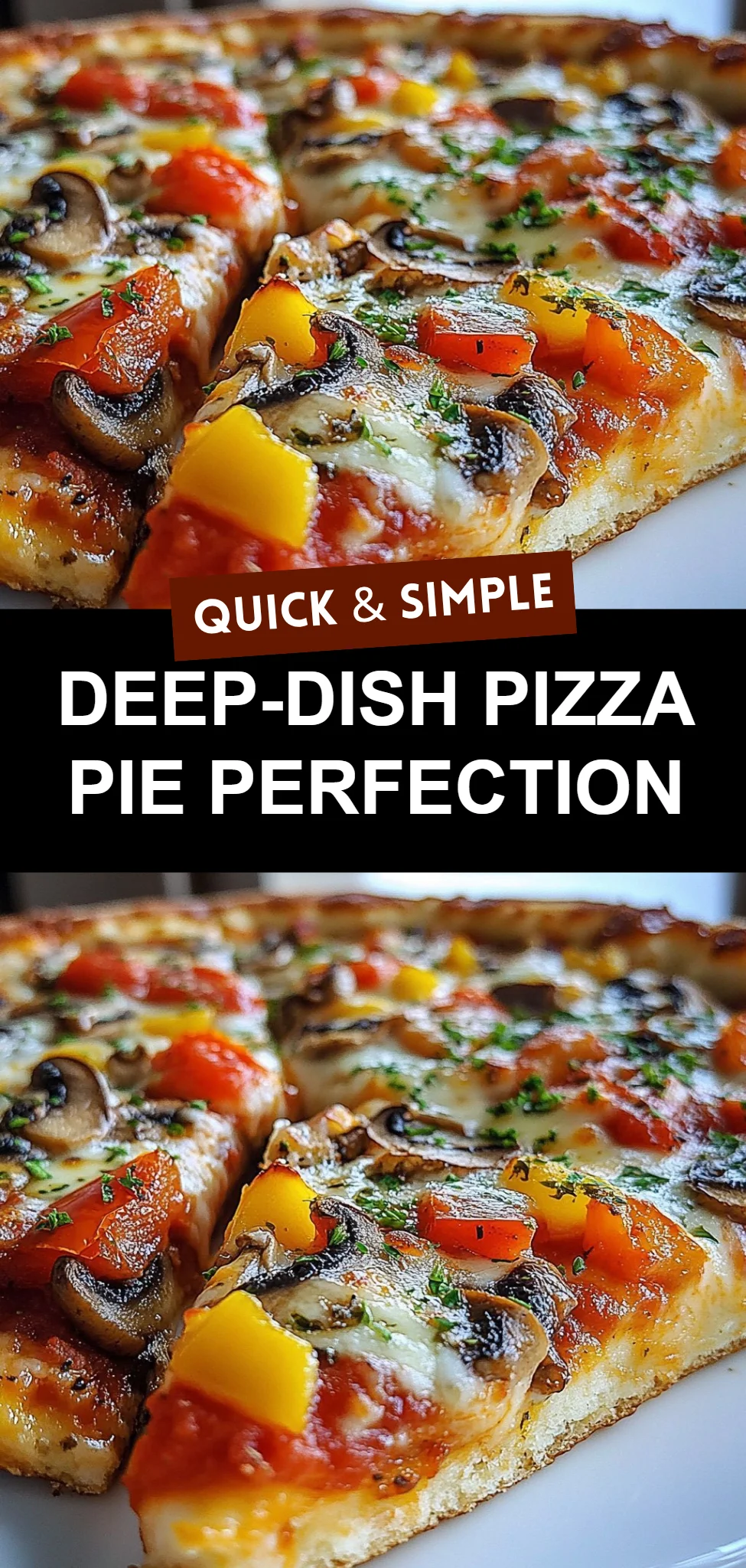 Deep-Dish Pizza Pie Perfection