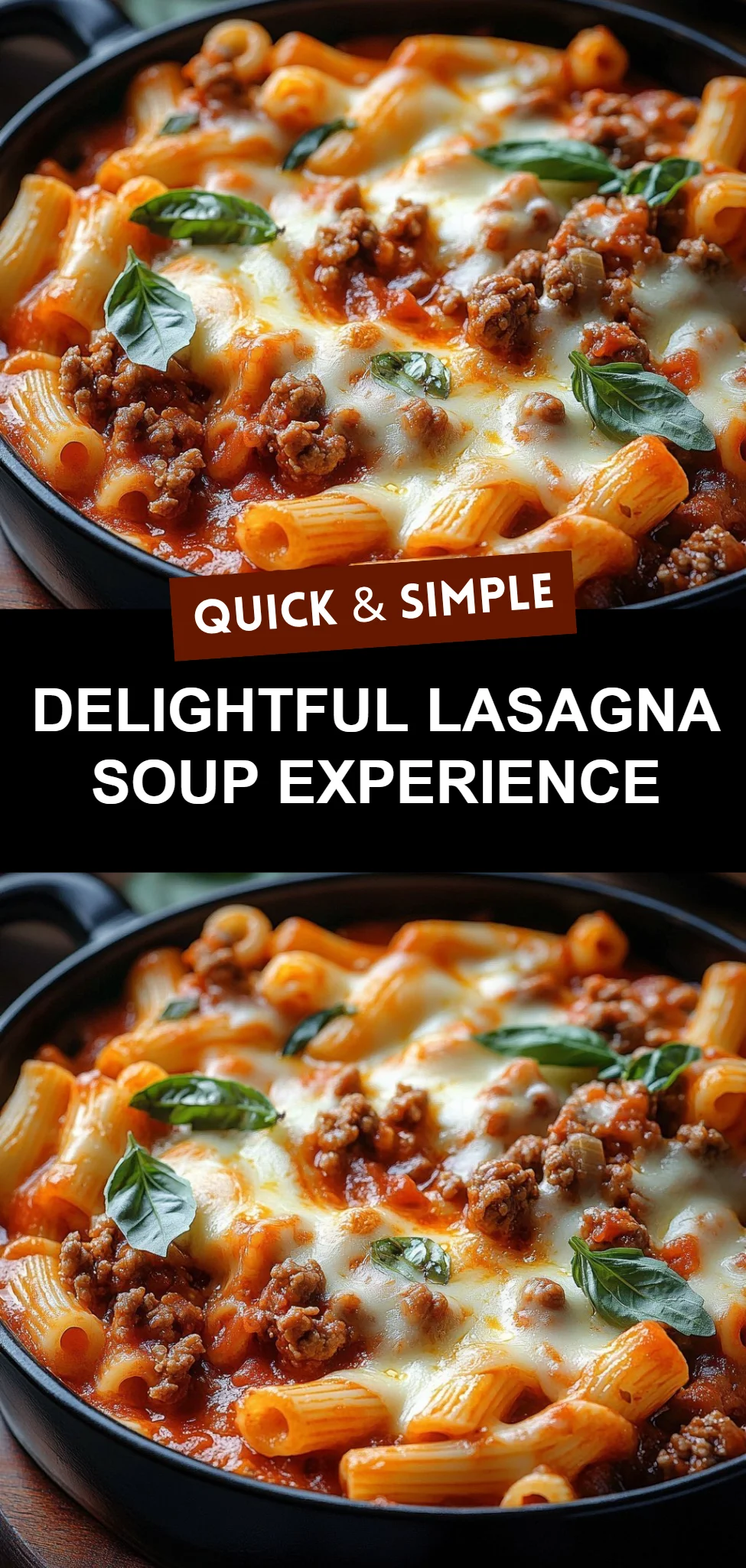 Delightful Lasagna Soup Experience