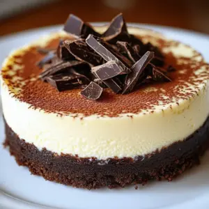 Slice of dreamy tiramisu cheesecake topped with cocoa powder and coffee beans