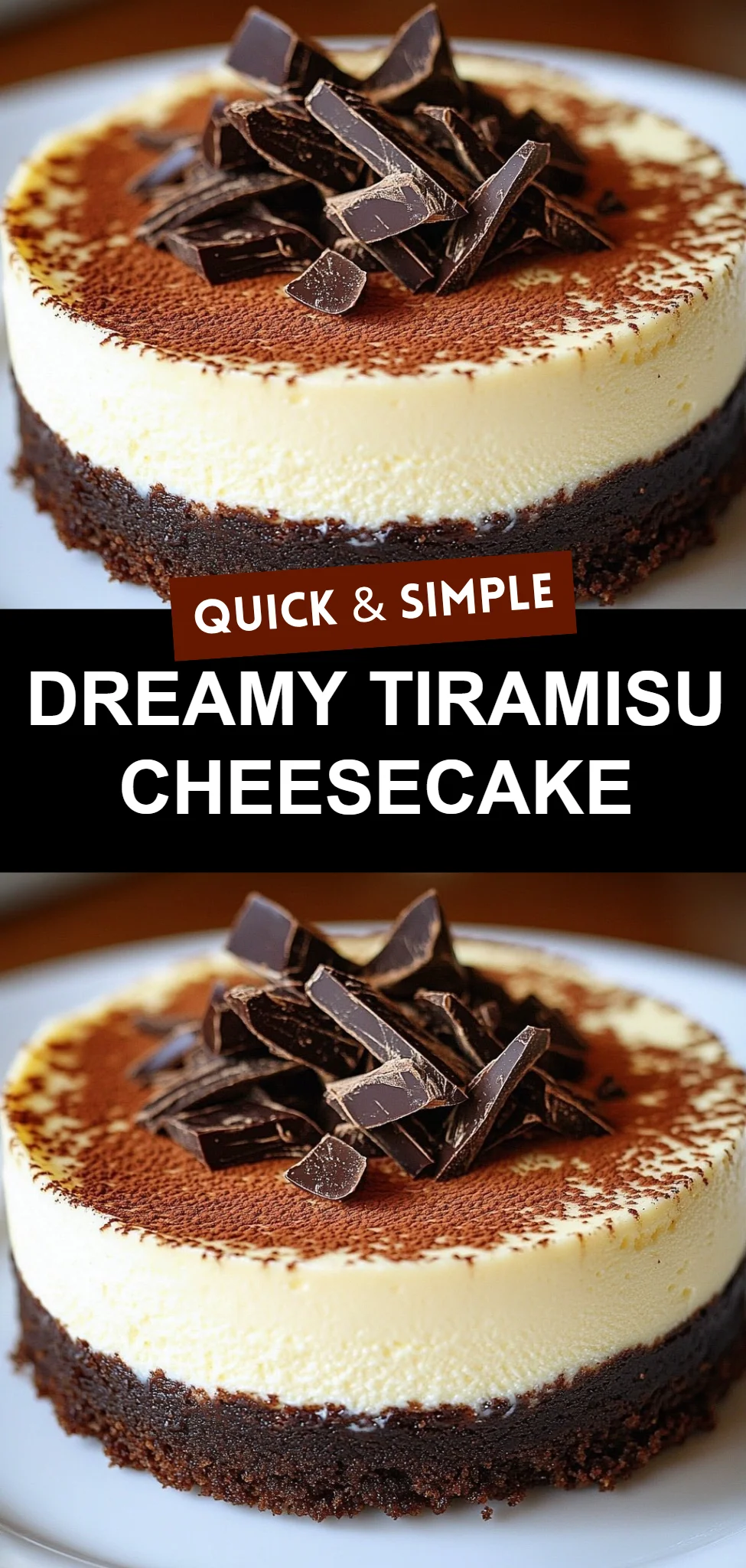 Dreamy Tiramisu Cheesecake