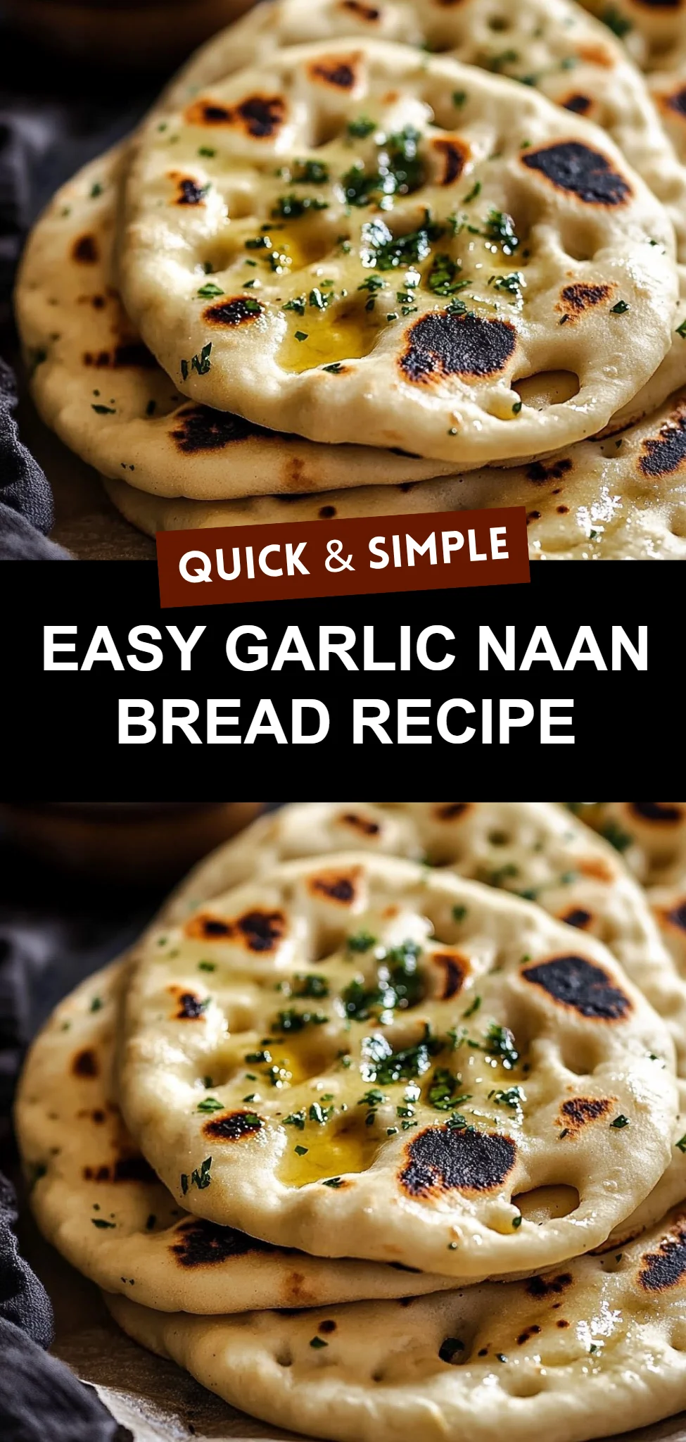 Easy Garlic Naan Bread Recipe