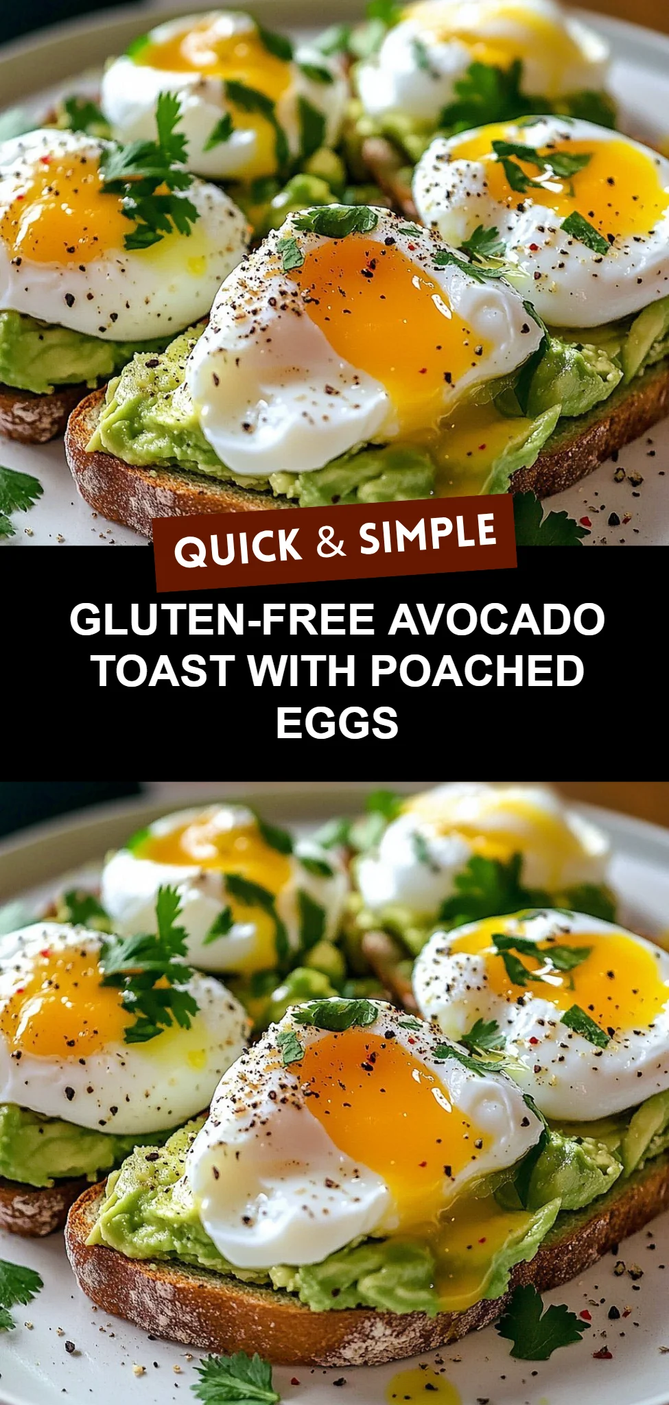 Gluten-Free Avocado Toast with Poached Eggs