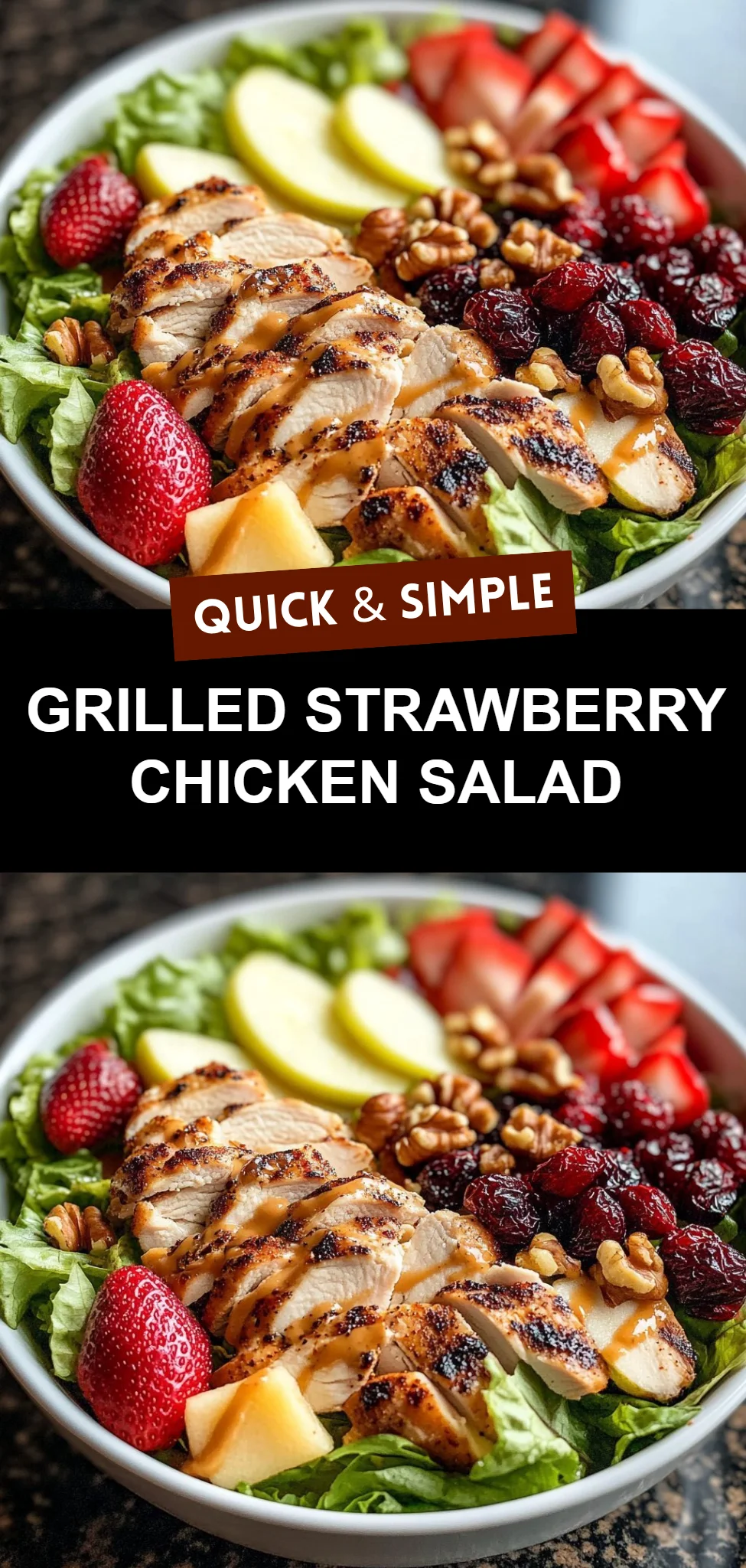 Grilled Strawberry Chicken Salad