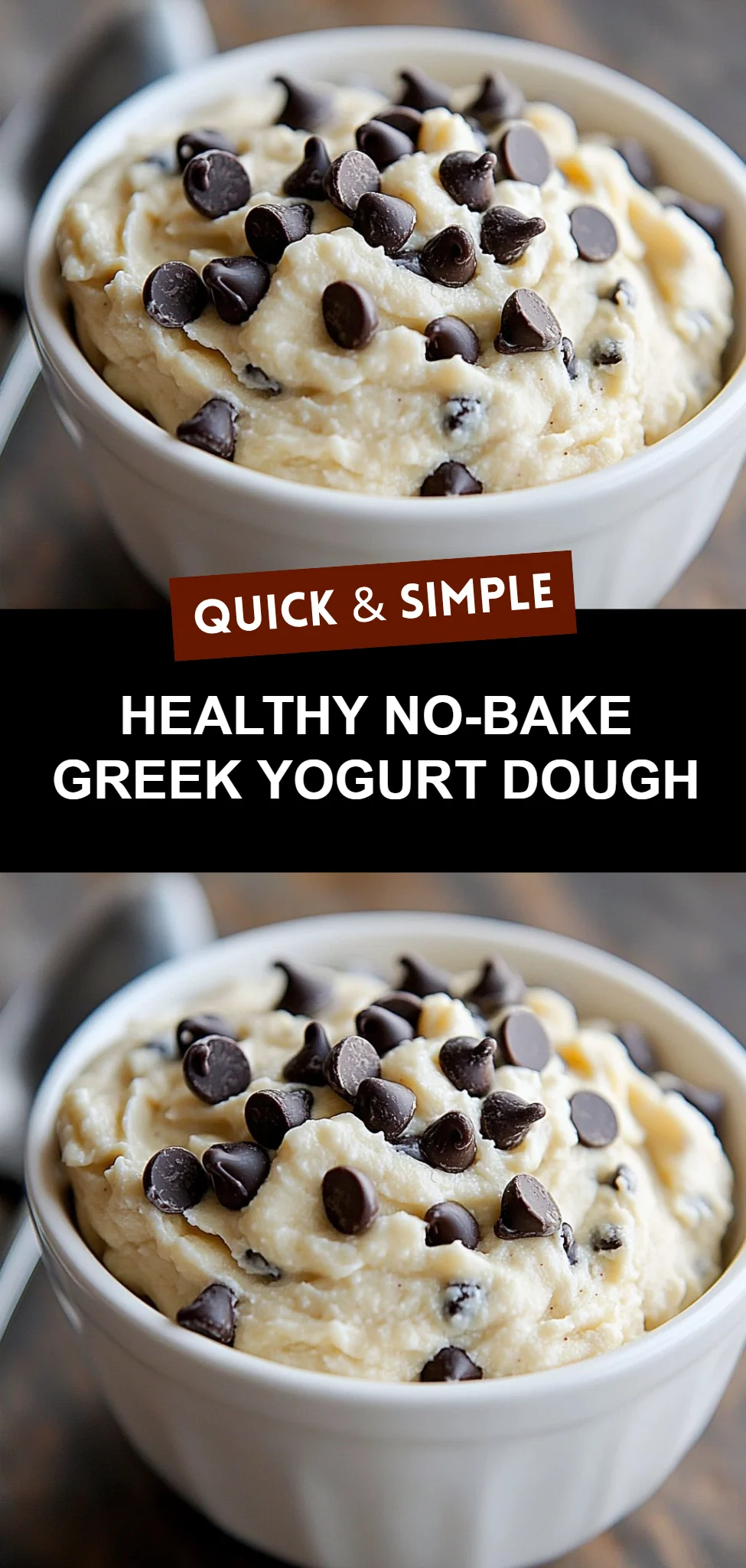 Healthy No-Bake Greek Yogurt Dough