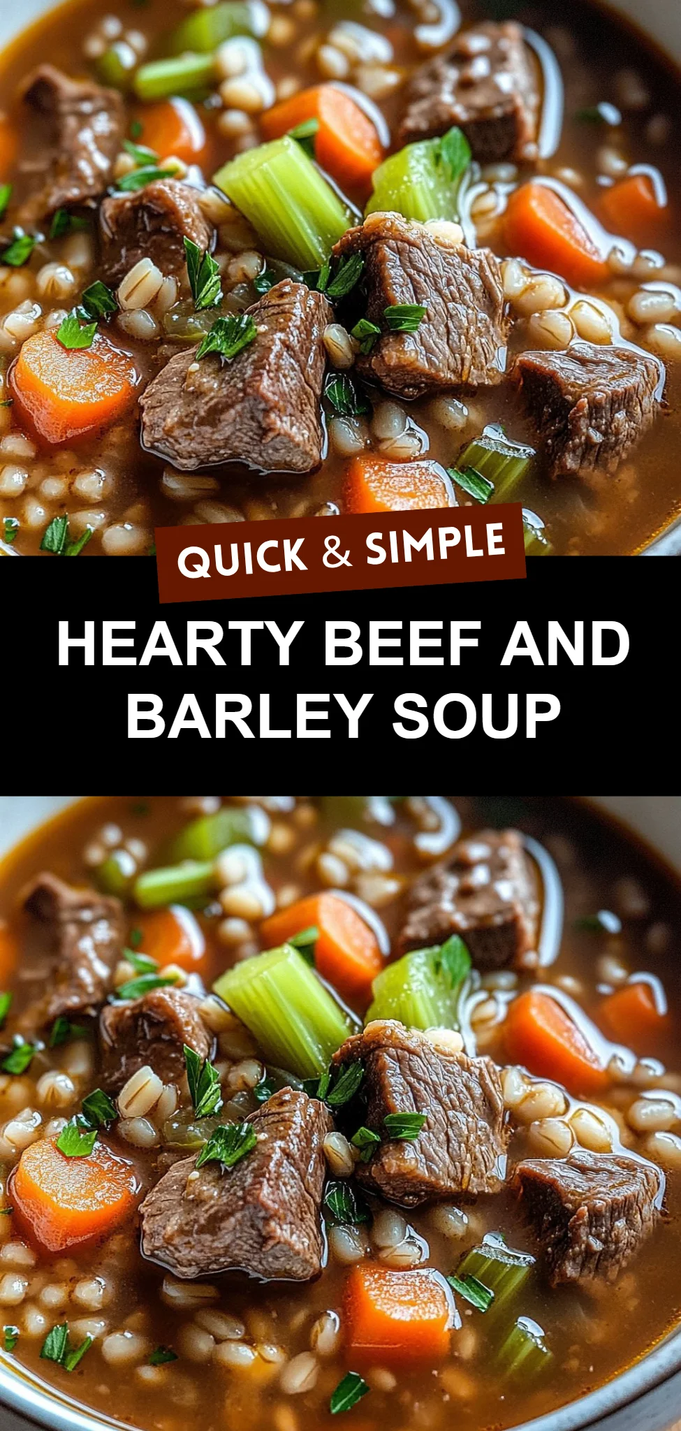 Hearty Beef and Barley Soup