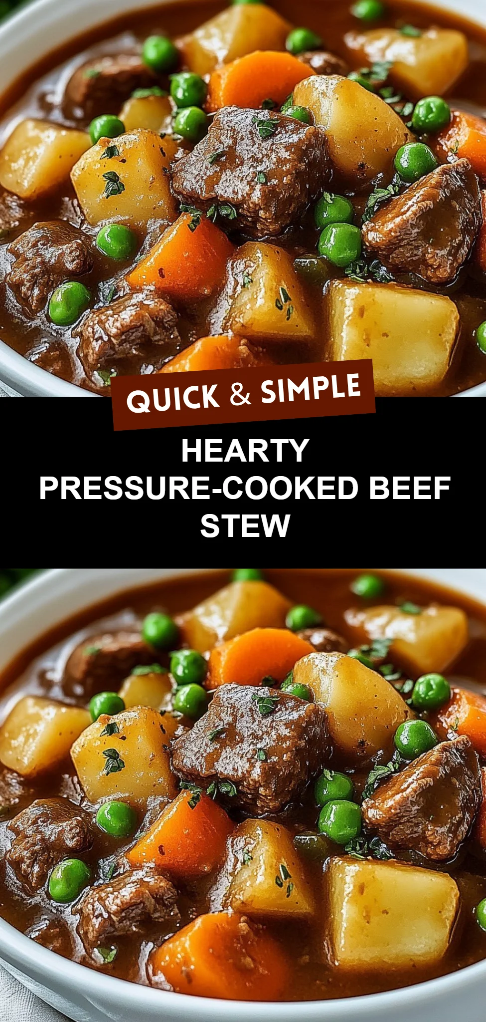 Hearty Pressure-Cooked Beef Stew