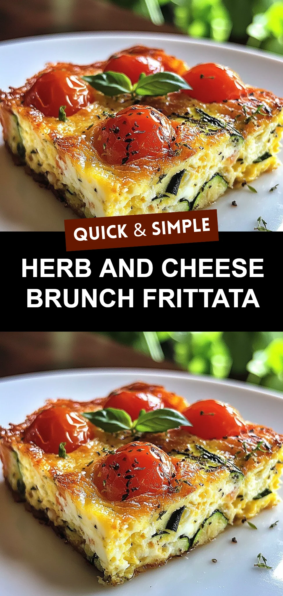 Herb and Cheese Brunch Frittata