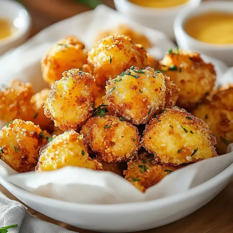 KFC-style crispy popcorn chicken in a serving dish.
