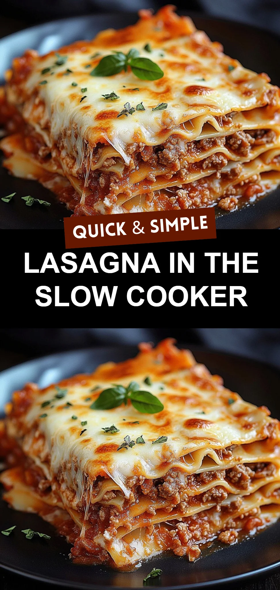 Lasagna in the Slow Cooker