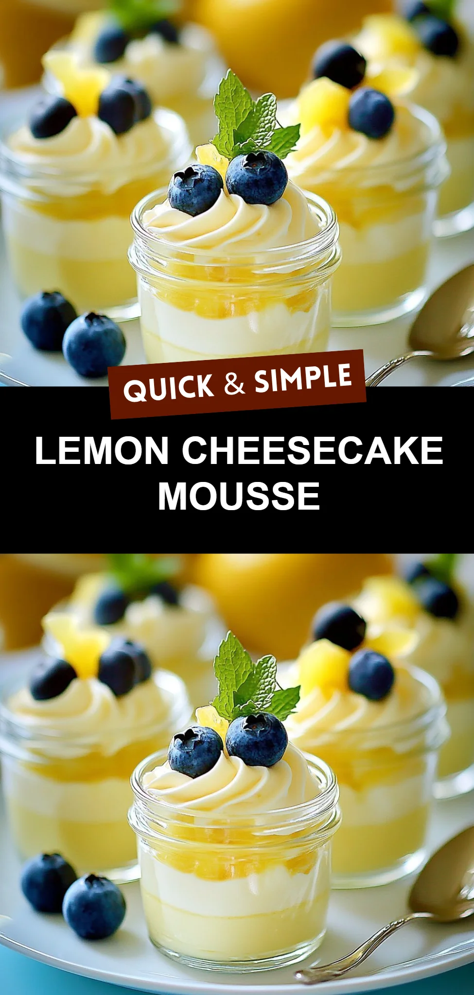 Lemon Cheesecake Mousse