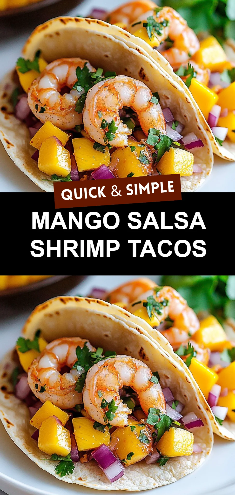 Mango Salsa Shrimp Tacos