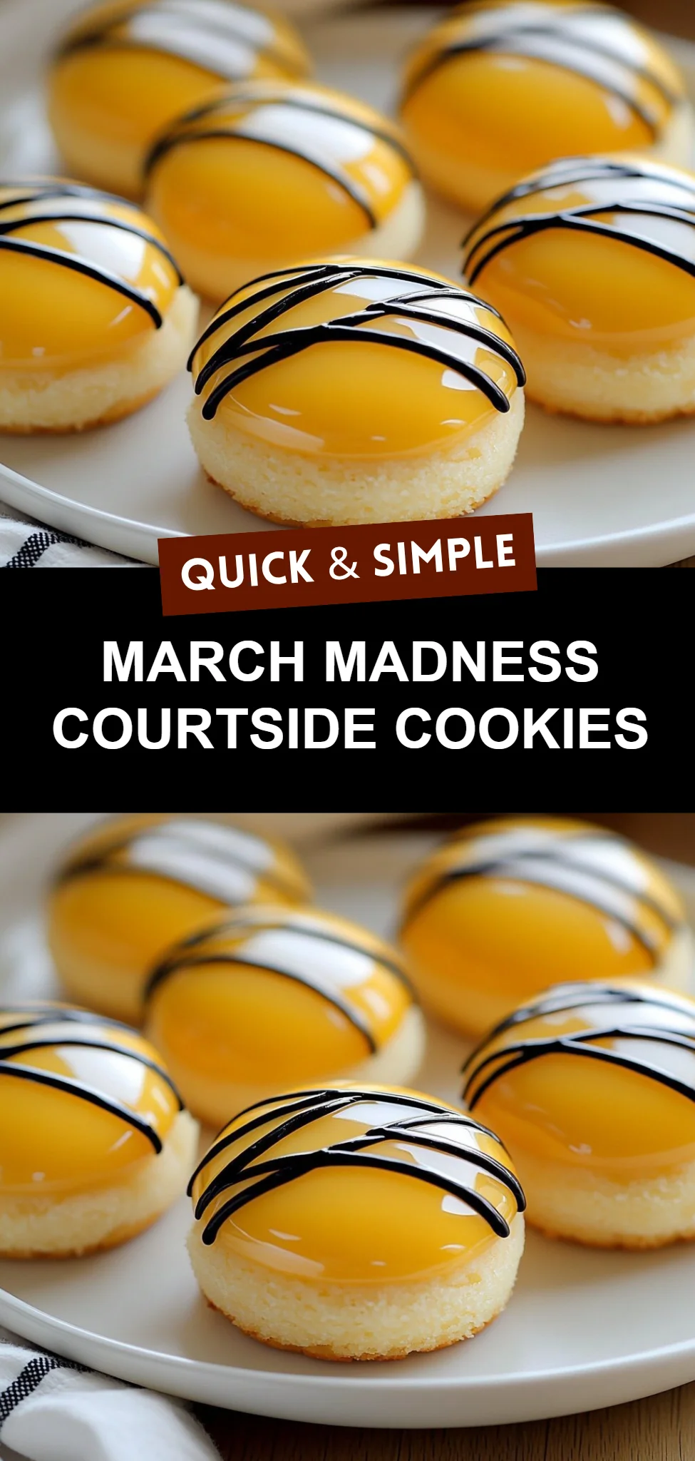 March Madness Courtside Cookies