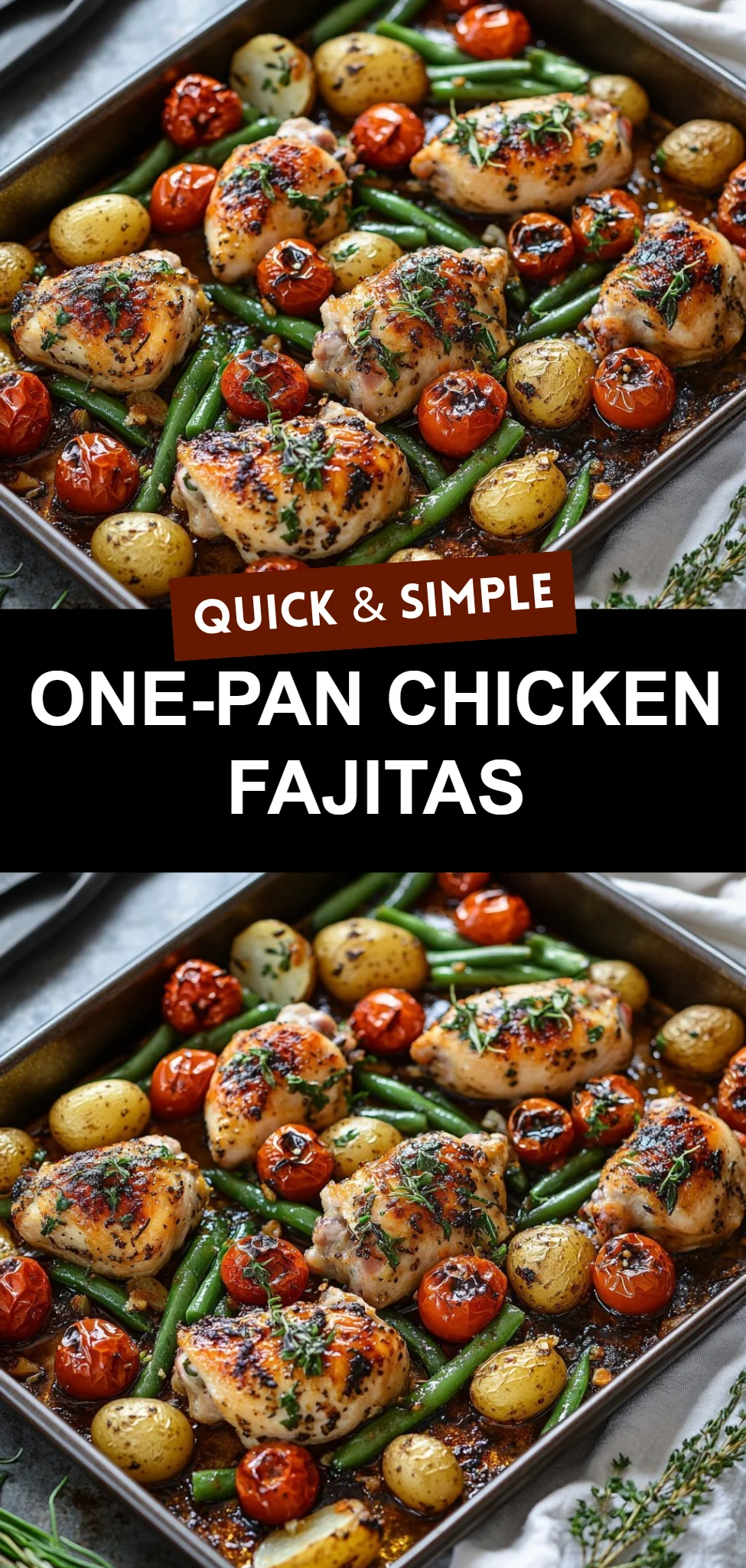 One-Pan Chicken Fajitas