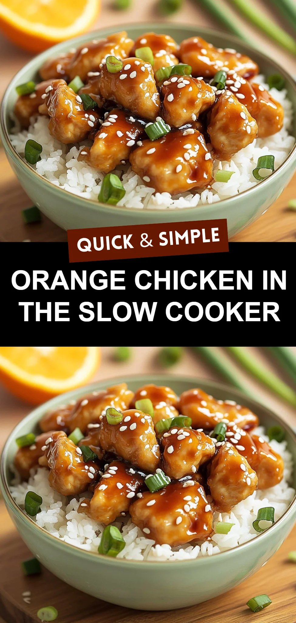Orange Chicken in the Slow Cooker
