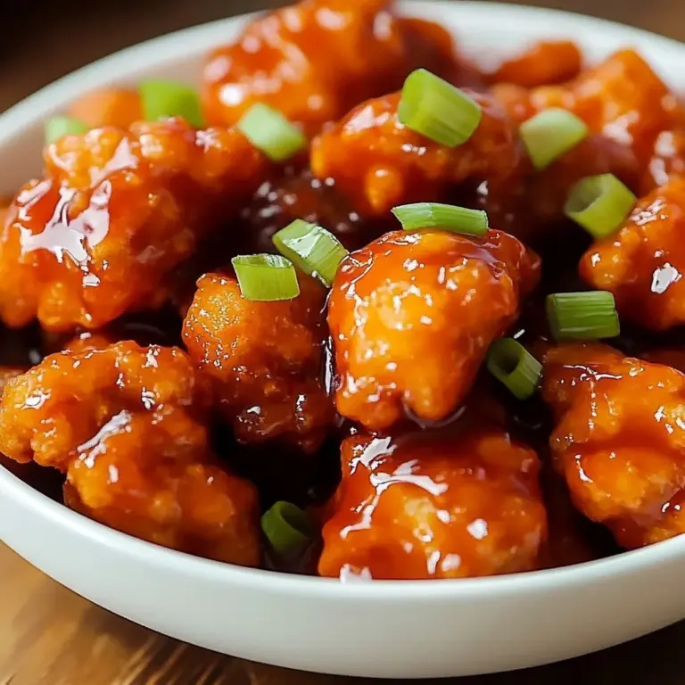 Delicious homemade Panda Express orange chicken recipe on a serving plate