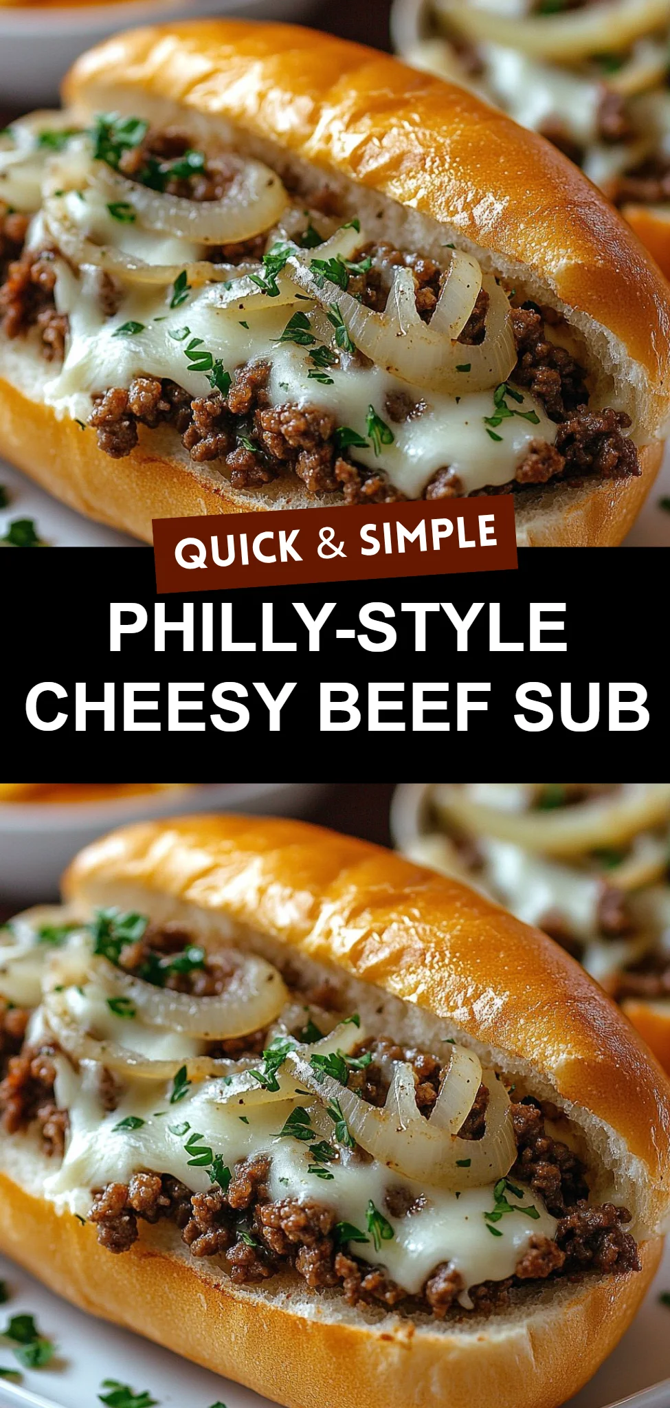 Philly-Style Cheesy Beef Sub