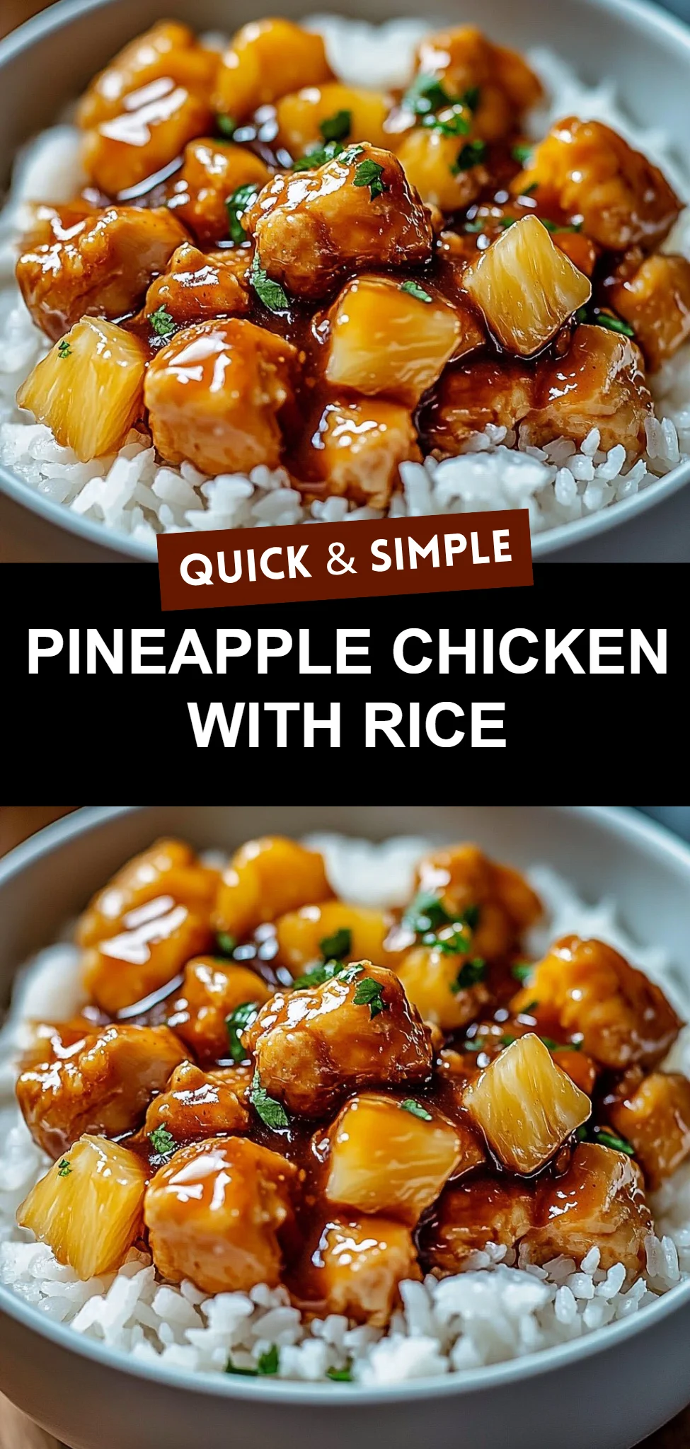 Pineapple Chicken with Rice