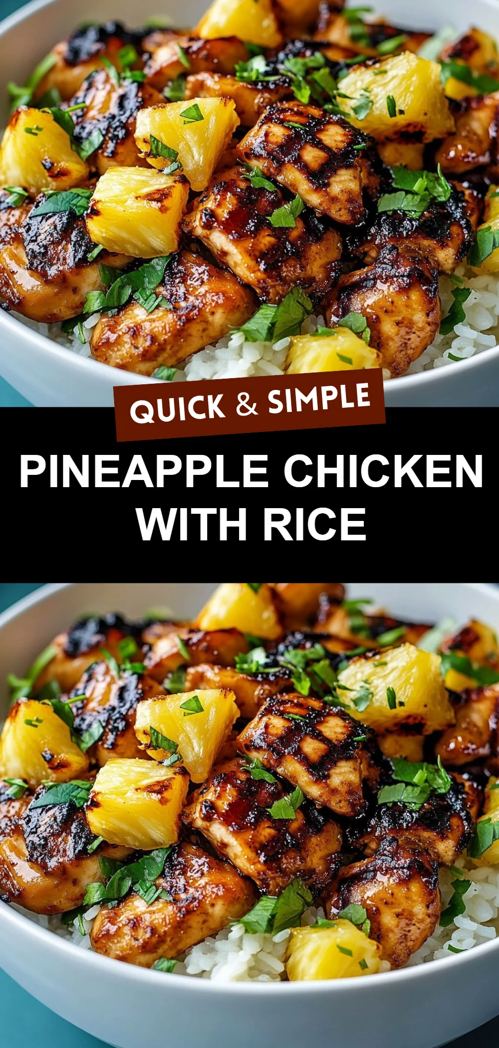 Pineapple Chicken with Rice