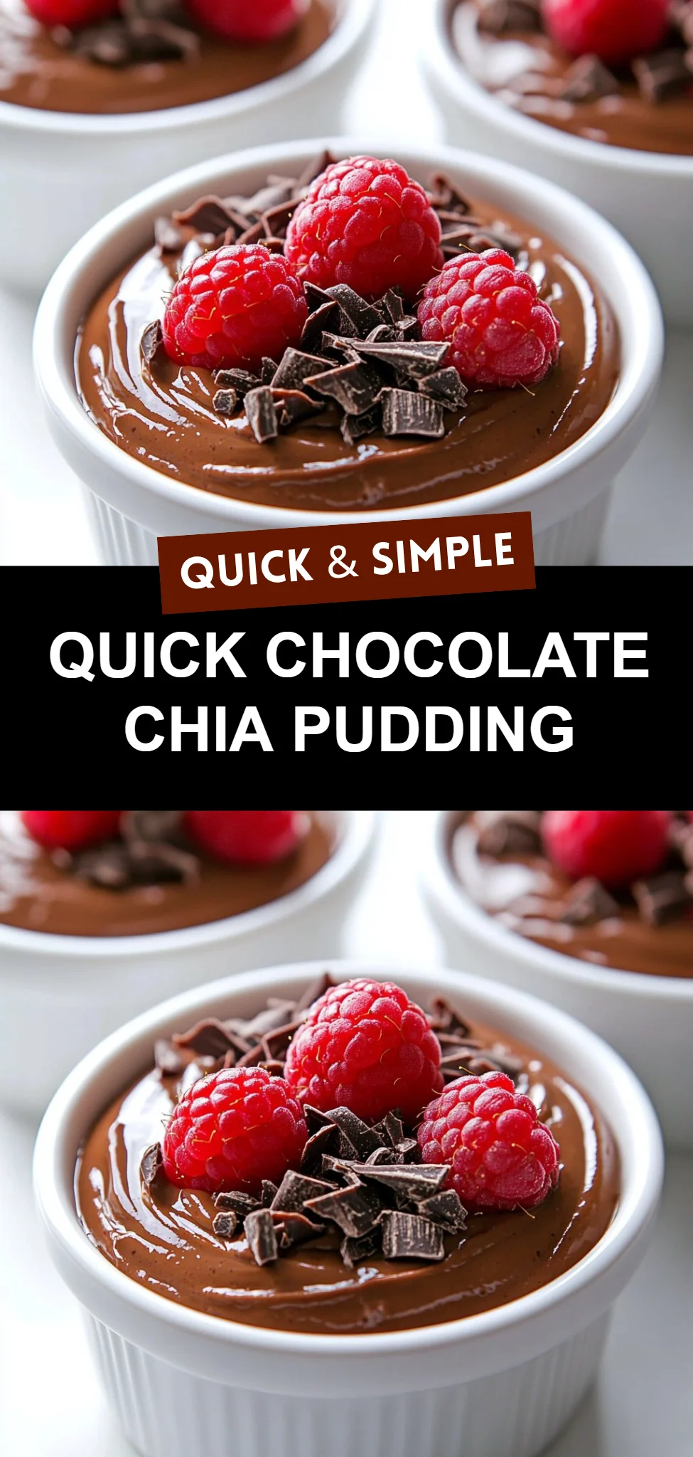 Quick Chocolate Chia Pudding