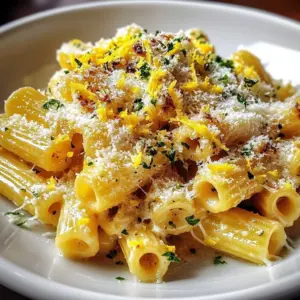 Quick Lemon Ricotta Pasta dish with fresh herbs and lemon zest